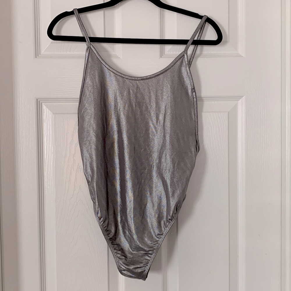 H&M x Coachella Silver Bodysuit.🩶✨